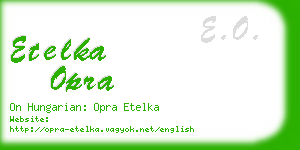 etelka opra business card